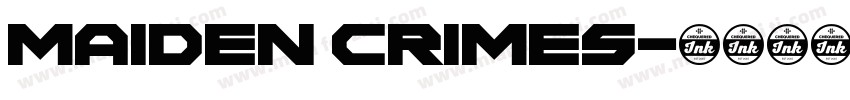maiden crimes字体转换
